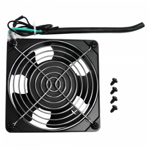Fan with bearing for wall enclosures